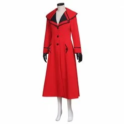 Auscosplay Mary Poppins Cosplay Costume Coat