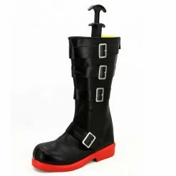 Auscosplay RWBY 4 Red Trailer Ruby Rose Cosplay Boots Shoes