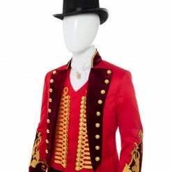 Auscosplay Movie Costume The Greatest Showman P.T. Barnum Cosplay Costume