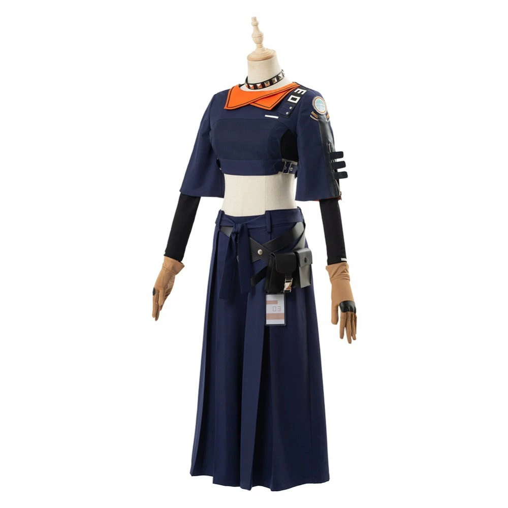 Auscosplay Video Game Costume Dobermann Costume Arknights Cosplay Dress 5 Auscosplay Video Game Costume Dobermann Costume Arknights Cosplay Dress