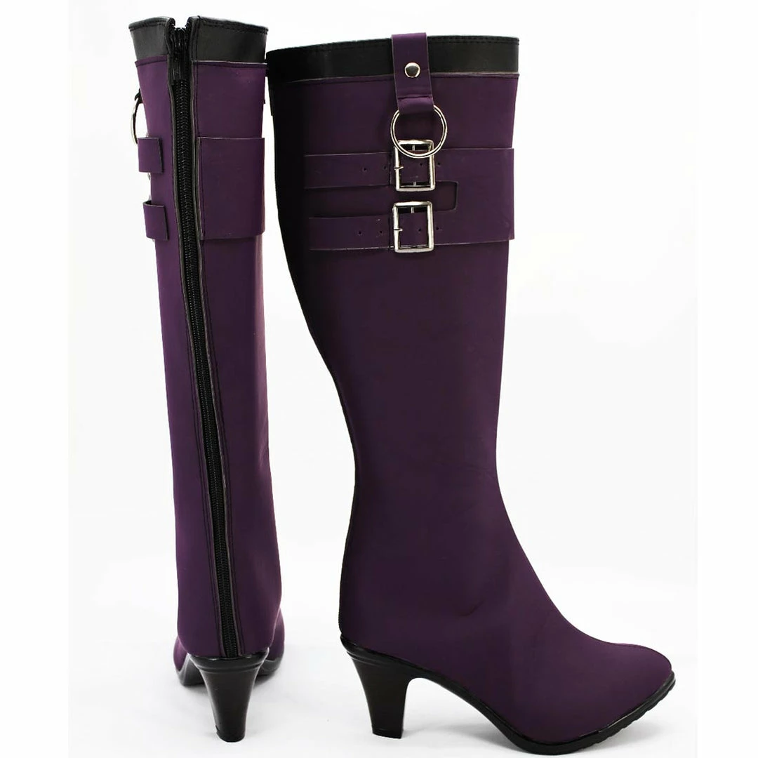 Auscosplay DanganRonpa Dangan Ronpa KyoukoKyoKo Kirigiri Cosplay Shoes Boots 5 Auscosplay DanganRonpa Dangan Ronpa KyoukoKyoKo Kirigiri Cosplay Shoes Boots