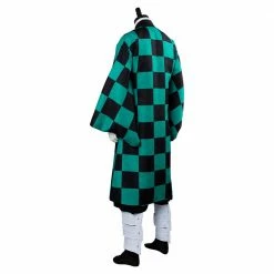 Auscosplay Anime Costume Demon Slayer: Kimetsu No Yaiba Kamado Tanjiro Cosplay Costume