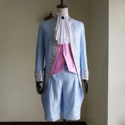Auscosplay Mens Victorian Elegant Gothic Aristocrat 18th Century Costume Medieval Renaissance Costumes