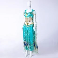 Auscosplay 2019 New Aladdin Jasmine Cosplay Costume