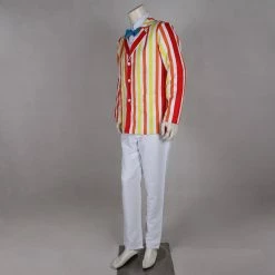 Auscosplay Prince & Princess Costume Mary Poppins Bert Cosplay Costume Outfit