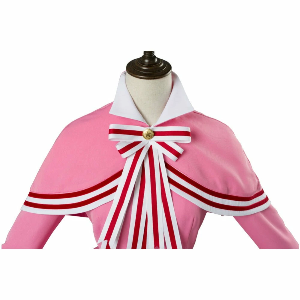 Auscosplay Girls Card Captor Sakura CLEAR CARD KINOMOTO SAKURA Cosplay Costume 7 Auscosplay Girls Card Captor Sakura CLEAR CARD KINOMOTO SAKURA Cosplay Costume