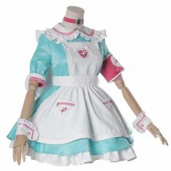 Auscosplay Cinderella Girls Riamu Yumemi Cosplay Costume Maid Dress Anime Costume 7 Auscosplay Cinderella Girls Riamu Yumemi Cosplay Costume Maid Dress Anime Costume