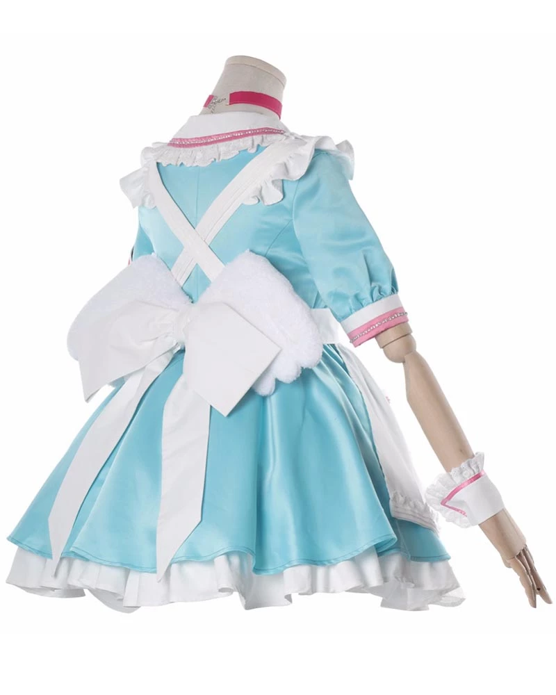 Auscosplay Cinderella Girls Riamu Yumemi Cosplay Costume Maid Dress Anime Costume 5 Auscosplay Cinderella Girls Riamu Yumemi Cosplay Costume Maid Dress Anime Costume
