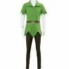 Auscosplay Peter Pan Cosplay Costume Outfit