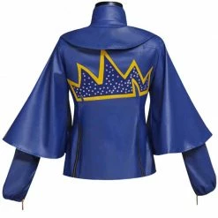 Auscosplay Evie Cosplay Costume Blue Jacket