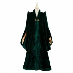 Auscosplay Movie Costume Magic Minerva McGonagall Cosplay Costume Green Cloak 10 Auscosplay Movie Costume Magic Minerva McGonagall Cosplay Costume Green Cloak