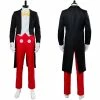 Auscosplay Movie Costume Mickey Mouse Tuxedo Cosplay Costume For Adult