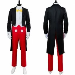 Auscosplay Movie Costume Mickey Mouse Tuxedo Cosplay Costume For Adult