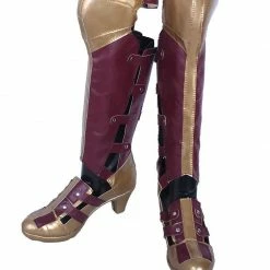 Auscosplay Wonder Woman Boots/Shoes Diana Prince 2017 Cosplay Customize Cosplay Shoes