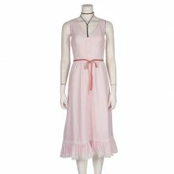 Auscosplay Final Fantasy VII Aerith Gainsborough Aeris/Alice Cosplay Costume 9 Auscosplay Final Fantasy VII Aerith Gainsborough Aeris/Alice Cosplay Costume