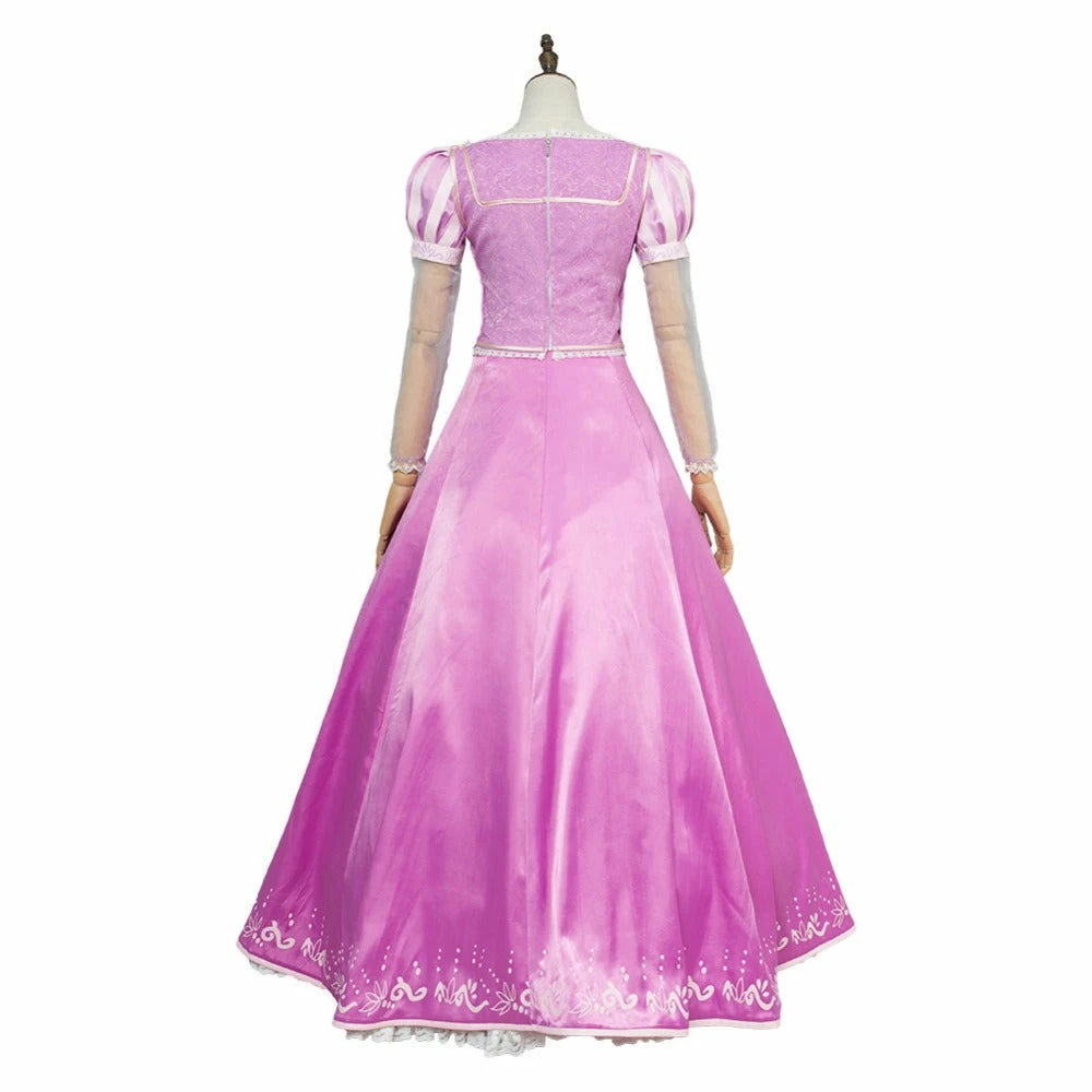 Auscosplay Tangled Princess Rapunzel Dress Cosplay Costume For Adults Girl 6 Auscosplay Tangled Princess Rapunzel Dress Cosplay Costume For Adults Girl