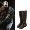 Auscosplay Geralt Of Rivia Cosplay Boots The Witcher 3 Wild Hunt Cosplay Shoes