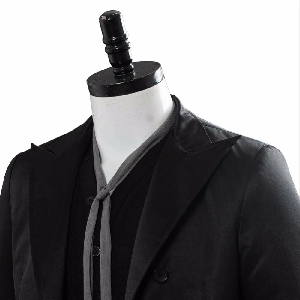 Auscosplay Video Game Costume Good Omens Devil Crowley Cosplay Costume Black Suit 8 Auscosplay Video Game Costume Good Omens Devil Crowley Cosplay Costume Black Suit