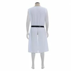Auscosplay Medieval St George Knight Crusader Tunic Costume Movie Costume