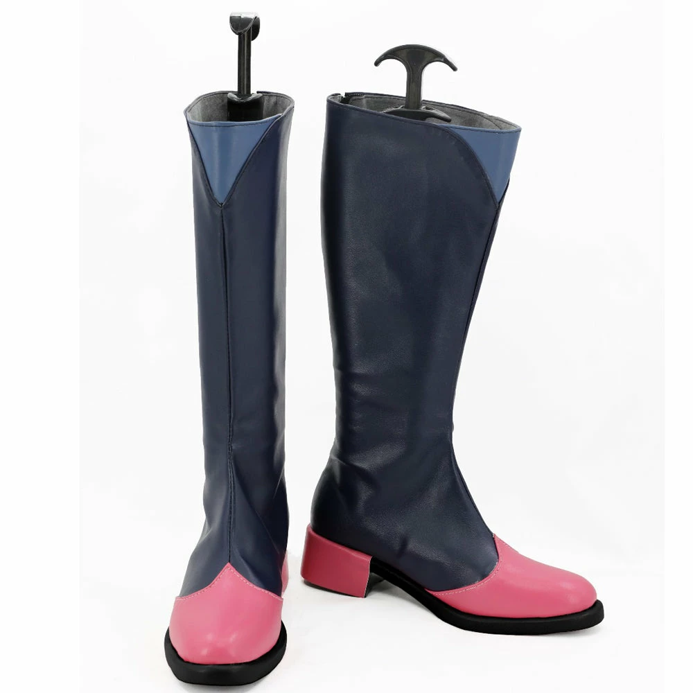 Auscosplay Little Witch Academia Professor Ursula Cosplay Shoes Boots 5 Auscosplay Little Witch Academia Professor Ursula Cosplay Shoes Boots