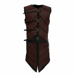 Auscosplay Mens Medieval Renaissance Vest Sleeveless Jacket 10 Auscosplay Mens Medieval Renaissance Vest Sleeveless Jacket