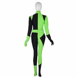 Auscosplay Anime Costume Shego Costume Kim Possible Cosplay Jumpsuits Halloween BodySuit Custom Made
