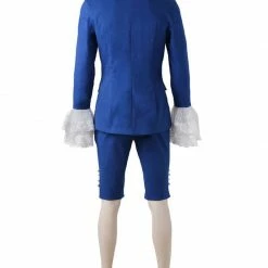 Auscosplay Prince & Princess Costume New Prince Beast Adam Cosplay Costume