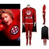 Auscosplay William Katt Superhero Flying Jumpsuit Cosplay Costume