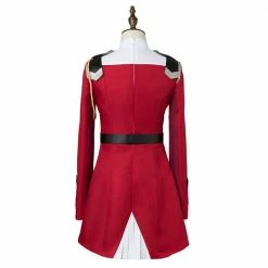 Auscosplay DARLING 02 Zero Two Red Dress Cosplay Costume Anime Costume