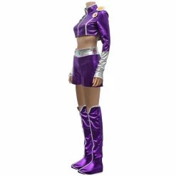 Auscosplay Princess Koriand'r Teen Titans Starfire Cosplay Costume Anime Costume