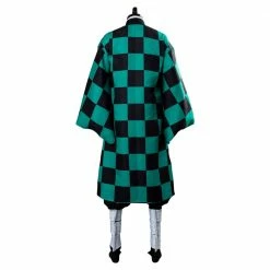 Auscosplay Anime Costume Demon Slayer: Kimetsu No Yaiba Kamado Tanjiro Cosplay Costume