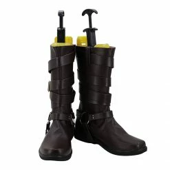 Auscosplay Devil May Cry 5 Dante Cosplay Shoes Brown Boots