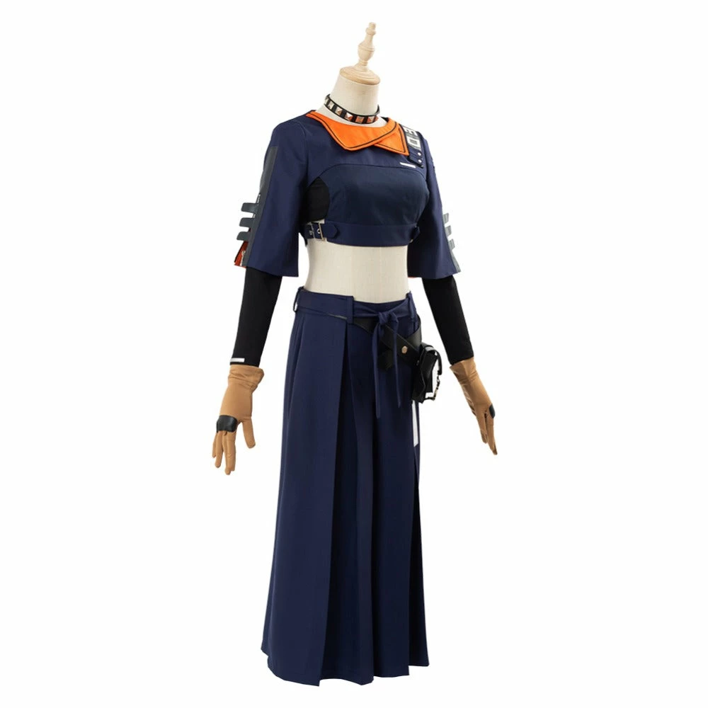 Auscosplay Video Game Costume Dobermann Costume Arknights Cosplay Dress 4 Auscosplay Video Game Costume Dobermann Costume Arknights Cosplay Dress