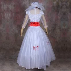 Auscosplay Prince & Princess Costume Princess Mary Poppins Cosplay Dress Costume