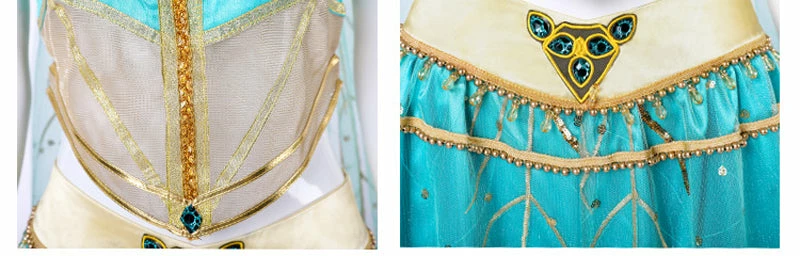 Auscosplay 2019 New Aladdin Jasmine Cosplay Costume 9 Auscosplay 2019 New Aladdin Jasmine Cosplay Costume