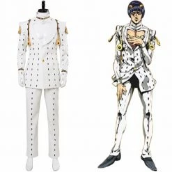 Auscosplay Anime Costume JoJo's Bizarre Adventure Golden Wind Bruno Buccellati Cosplay Costume