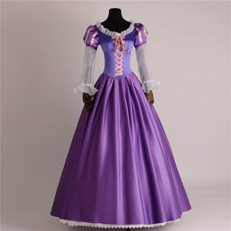 Auscosplay Princess Rapunzel Costume Cosplay Dress 4 Auscosplay Princess Rapunzel Costume Cosplay Dress