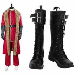 Auscosplay Movie Costume The Christmas Chronicles Santa Claus Cosplay Costume Outfit Suit