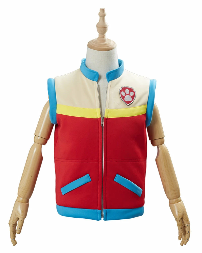 Auscosplay Captain Ryder Cosplay Costume Children Vest 3 Auscosplay Captain Ryder Cosplay Costume Children Vest