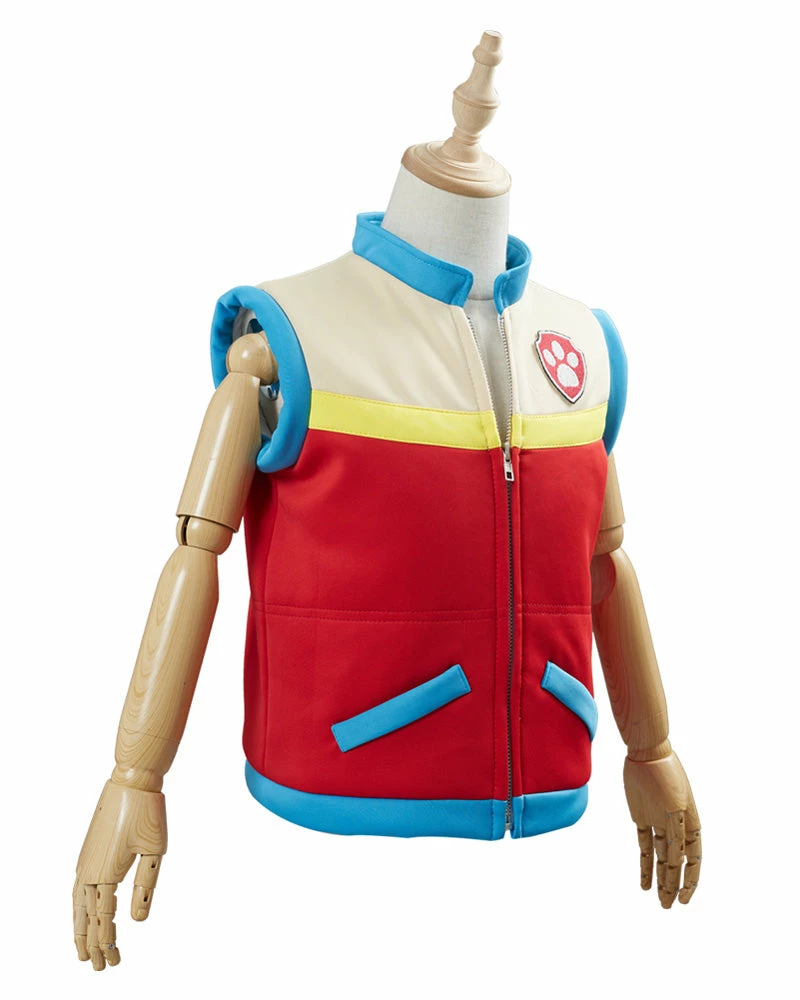 Auscosplay Captain Ryder Cosplay Costume Children Vest 4 Auscosplay Captain Ryder Cosplay Costume Children Vest