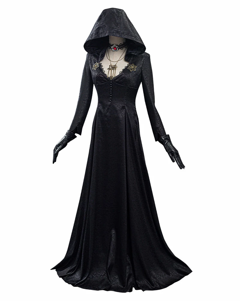 Auscosplay Resident Evil Vampire Lady Village Cosplay Costume 5 Auscosplay Resident Evil Vampire Lady Village Cosplay Costume