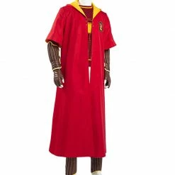 Auscosplay Movie Costume Quidditch Cosplay Costume Red Outfits 8 Auscosplay Movie Costume Quidditch Cosplay Costume Red Outfits