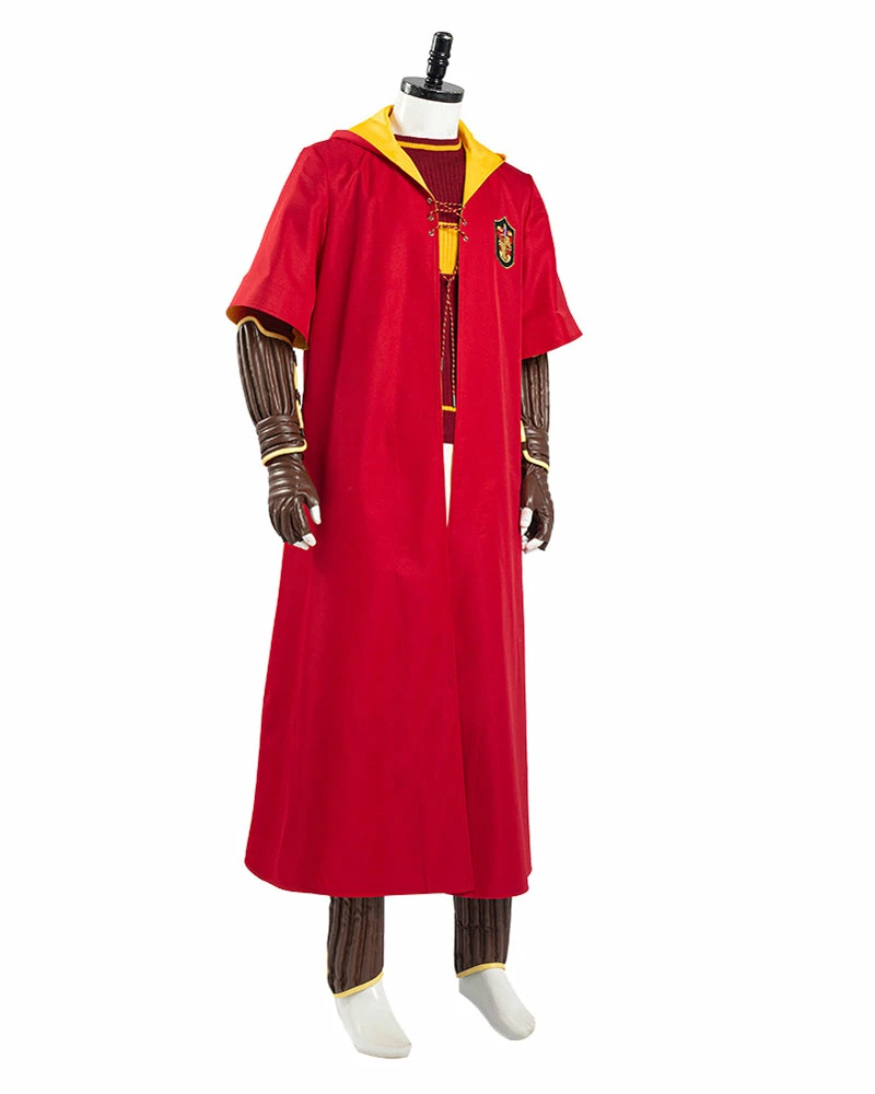 Auscosplay Movie Costume Quidditch Cosplay Costume Red Outfits 5 Auscosplay Movie Costume Quidditch Cosplay Costume Red Outfits