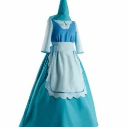 Auscosplay Cinderella Mouse Perla Cosplay Costume For Adult