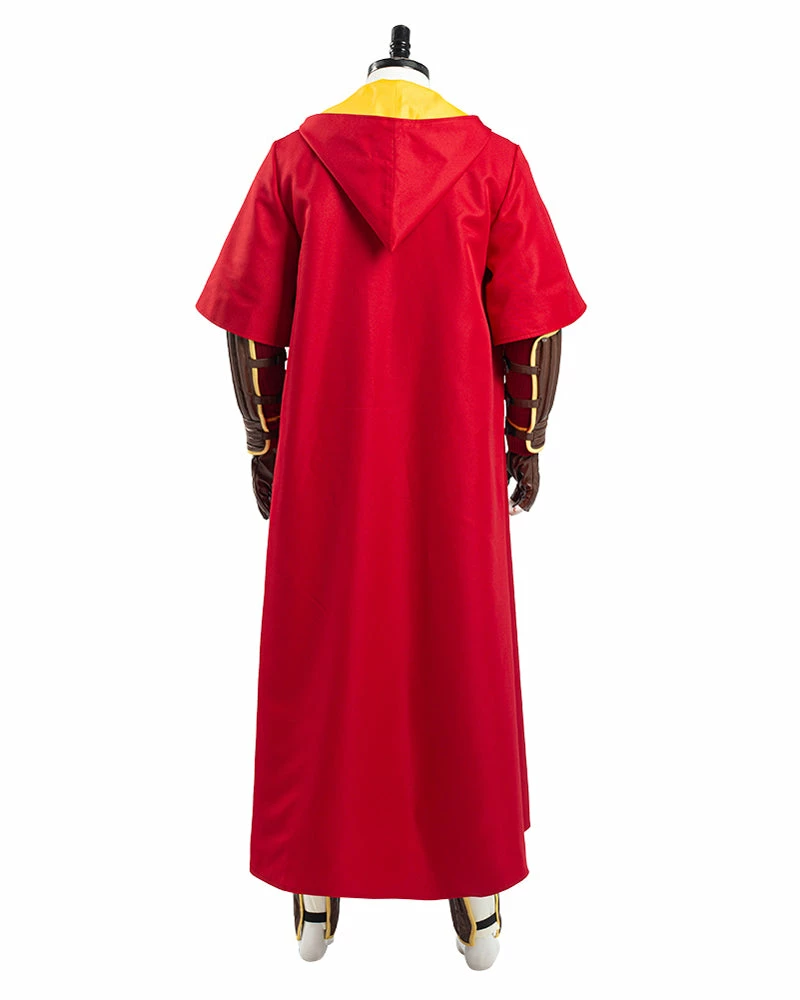 Auscosplay Movie Costume Quidditch Cosplay Costume Red Outfits 4 Auscosplay Movie Costume Quidditch Cosplay Costume Red Outfits