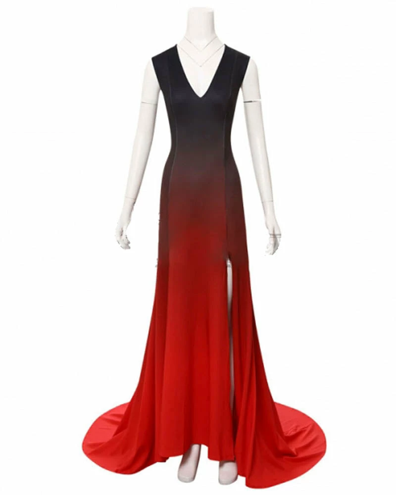 Auscosplay Castlevania Carmilla Cosplay Costume Red Dress 11 Auscosplay Castlevania Carmilla Cosplay Costume Red Dress