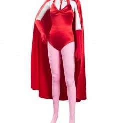 Auscosplay Wanda Vision Scarlet Witch Wanda Maximoff Cosplay Costume