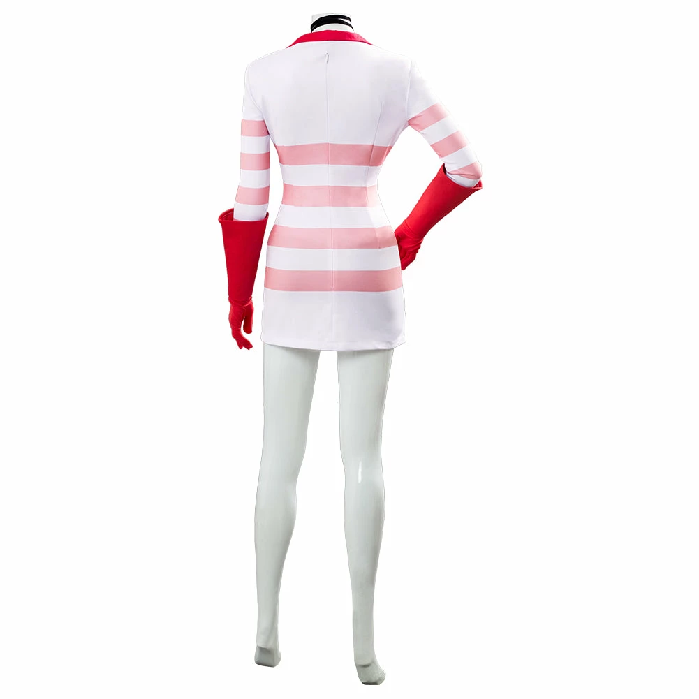 Auscosplay Anime Costume Hazbin Hotel Angel Dust Cosplay Costume Uniform 5 Auscosplay Anime Costume Hazbin Hotel Angel Dust Cosplay Costume Uniform