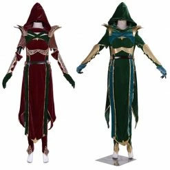 Auscosplay New Mortal Kombat Jade Cosplay Costume Outfit Mortal Kombat Costumes