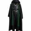Auscosplay Loki Costume Women/Lady Loki Sylvie Cosplay Costume